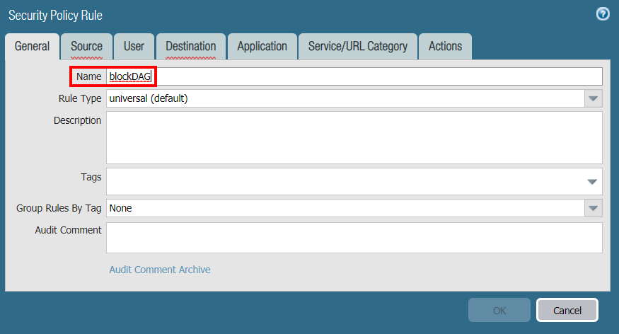 Security Policy - General